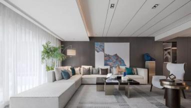 【建E公众号】首发|436㎡现代奢华叠拼别墅，打造摩登都市的优雅格调！